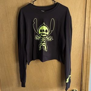 DISNEY STITCH LONG SLEEVE CROP!